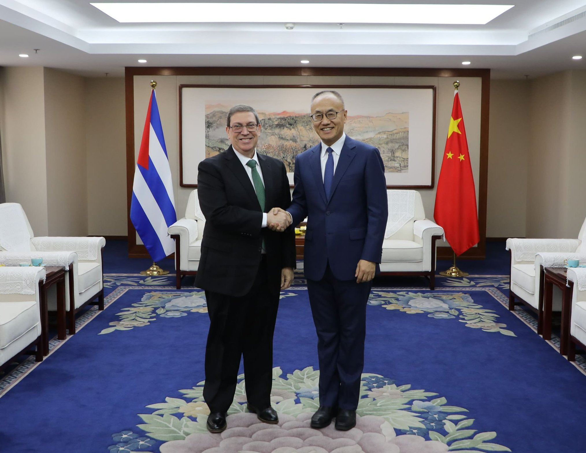 Intercambio con Chen Xiaodong, Director de la Agencia Internacional de Cooperación de China (CIDCA, por sus siglas en inglés)