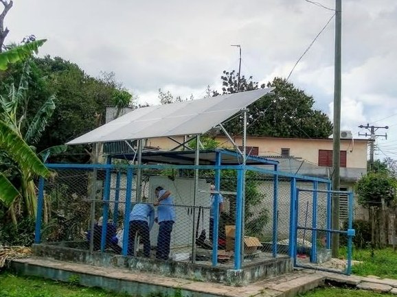 En la comunidad El Rosario, en Fomento ya también funciona el módulo