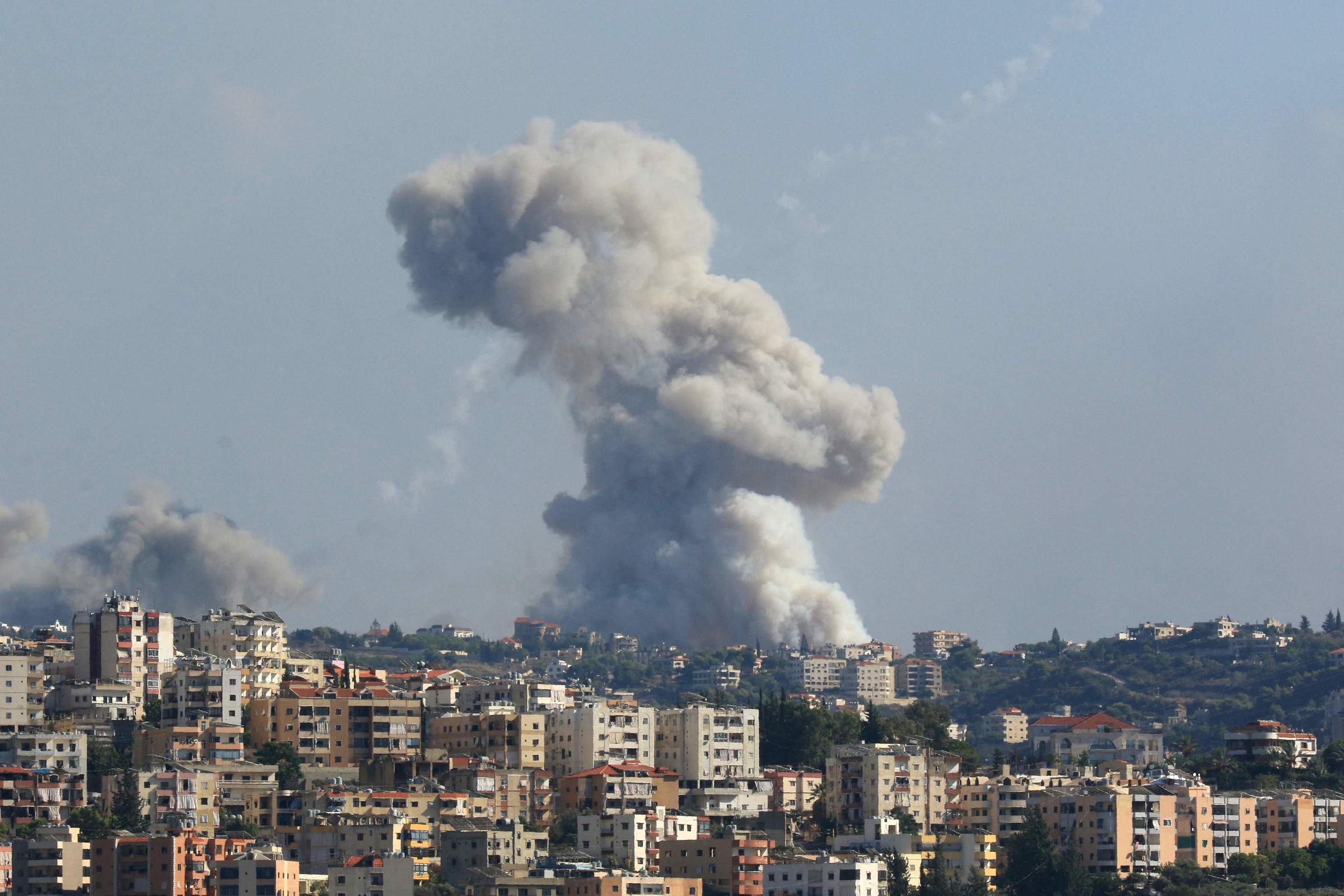 Bombardeos israelíes en Líbano