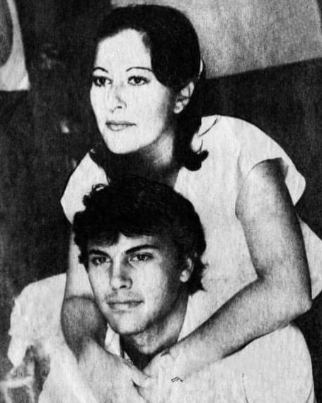 Zelma Morales junto al actor Francisco Gattorno en la telenovela Hoy es siempre todavía (1987).