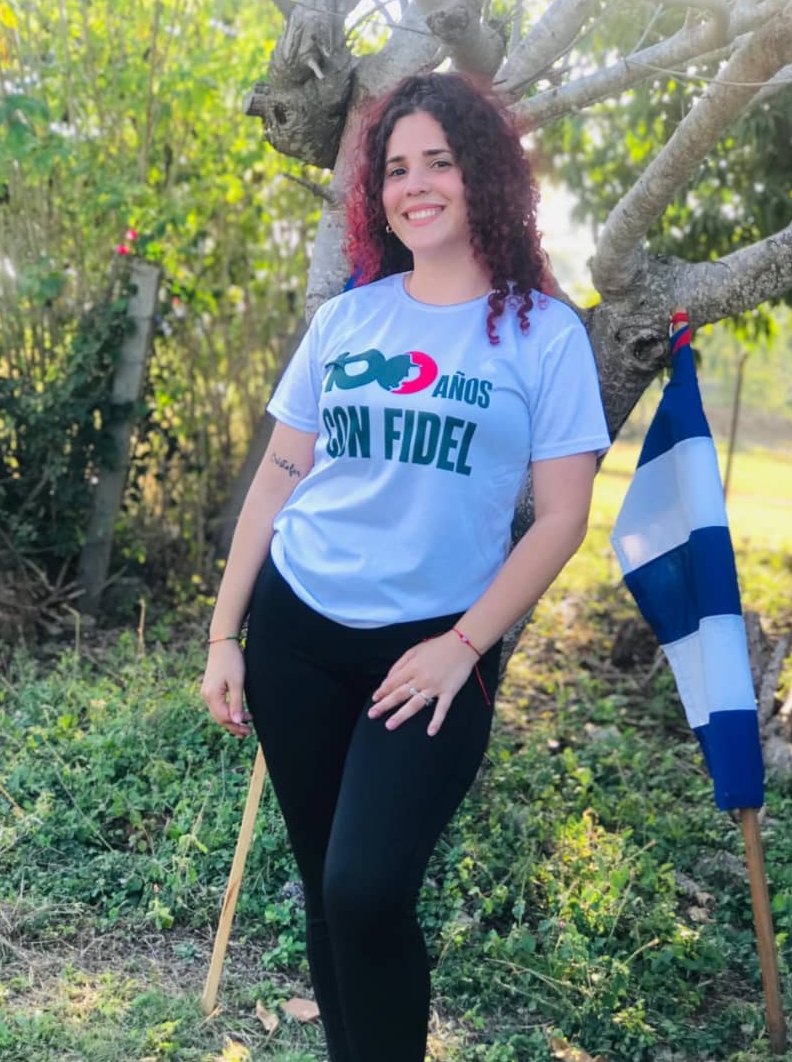 Nathaly Martínez Hernández, secretaria del Comité UJC de la UPR