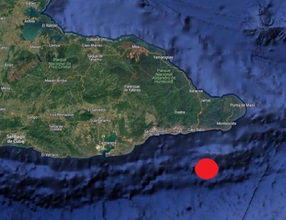 Un sismo de magnitud 3,9 se registró en el sureste de Imías