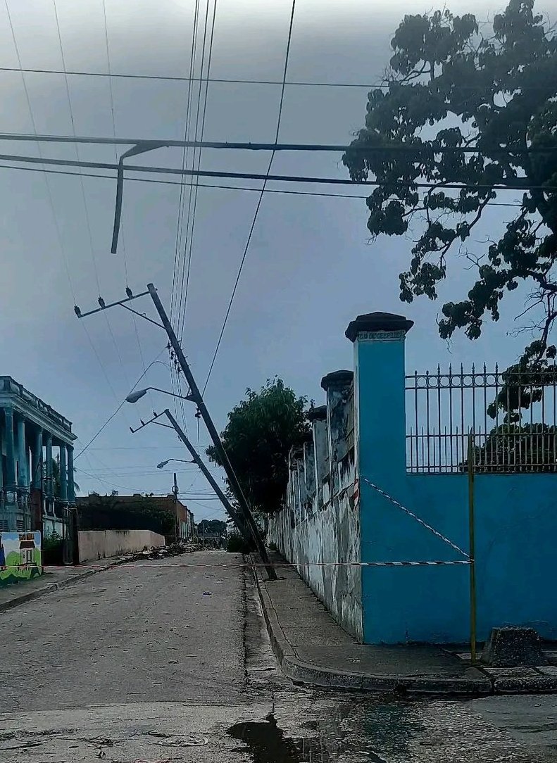 Tormenta local severa en la ciudad de Guantánamo