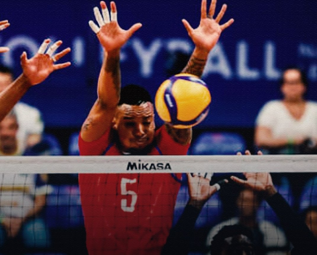 Partido Cuba vs Ucrania en la Liga de Naciones de Voleibol