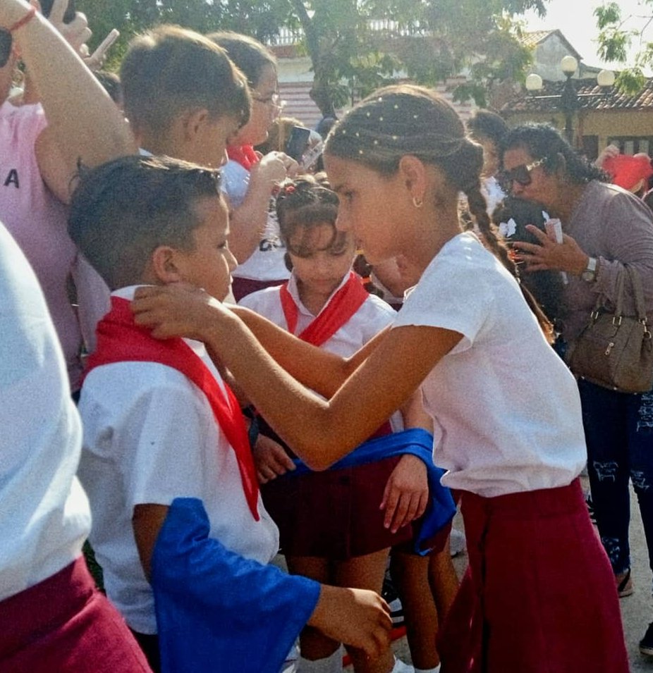Más de 4 mil niños recibieron el cambio de pañoleta y el arribo a la condición de Pioneros Exploradores en Ciego de Ávila