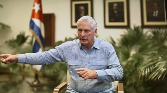 El presidente de Cuba, Miguel Díaz-Canel, el 3 de junio de 2026, en La Habana