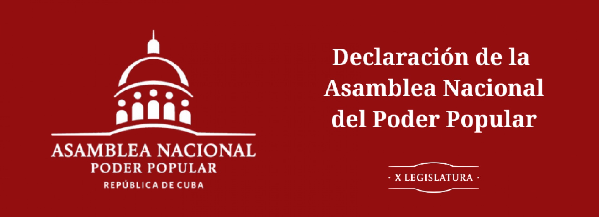 Declaración de la Asamblea Nacional del Poder Popular