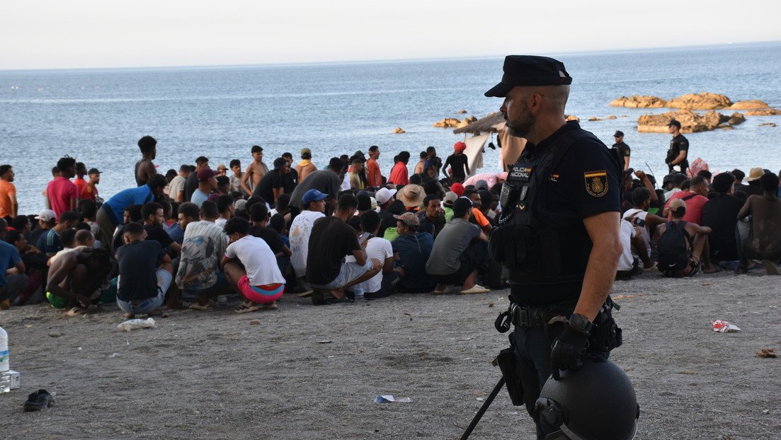 Crisis migratoria en Ceuta, España