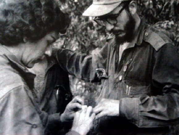 Fidel y Celia en la Sierra Maestra.