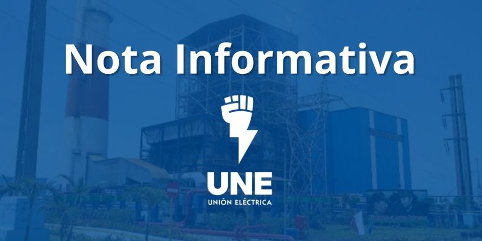Incidencias del Sistema Electroenergético Nacional