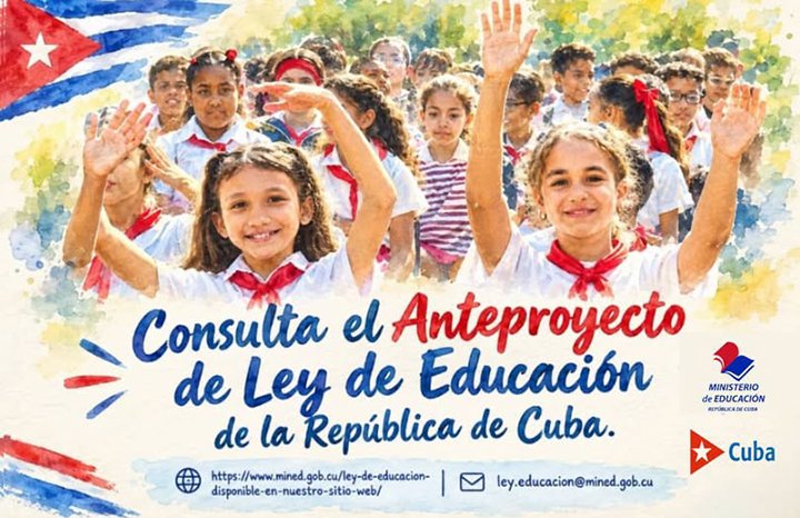 Cuba abre consulta pública sobre anteproyecto de Ley de Educación