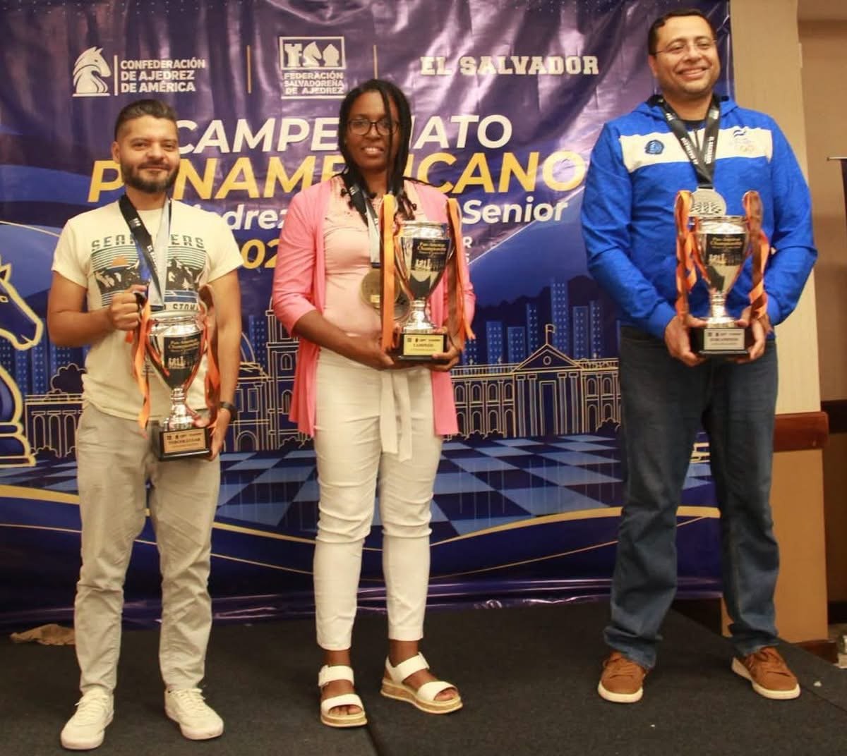 Oleiny Linares, única monarca de Cuba en Campeonato Panamericano Seniors de ajedrez