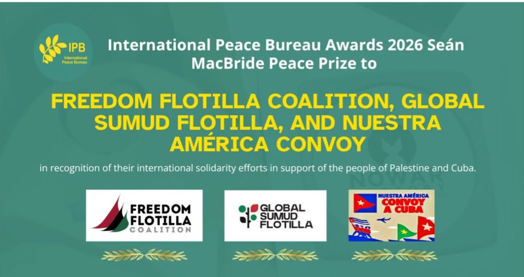 Premio Seán MacBride de la Paz 2026