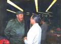 Rolando con Fidel