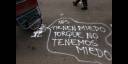 El claro mensaje de quienes en las calles de Honduras rechazan el golpe de Estado.