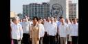 Ceremonia, efectuada en el Memorial José Martí en donde los 38 nuevos embajadores firmaron el juramento de sus cargos