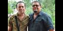 David Álvarez y el trovador Eduardo Sosa