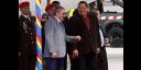 Raúl Castro fue recibido por el presidente Hugo Chávez