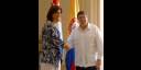 Canciller cubano recibe a su homóloga colombiana