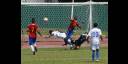 Selección cubana de fútbol ante su similar de Honduras