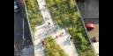 Un parque verde a ocho metros del suelo.