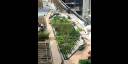 Un parque verde a ocho metros del suelo.