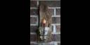 Porta-velas de madera vieja