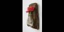 Porta búcaros de madera vieja