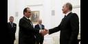 Los presidentes Francois Hollande (Francia) y Vladimir Putin (Rusia) acordaron fortalecer la cooperación para enfrentar al llamado Estado Islámico. Foto: Reuters