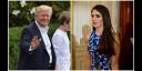Hope Hicks y Donald Trump