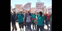 Marcha de maestros en Estados Unidos