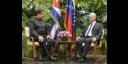 Recibimiento del Presidente cubano Miguel Díaz-Canel al presidente Nicolás Maduro. 