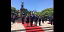El presidente cubano Díaz-Canel en la Plaza General San Martín
