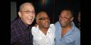 Tres grandes de la música cubana: Juan Formell, César «Pupy» Pedroso y Adalberto Álvarez.