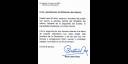 Carta de felicitación de Raúl al Minint