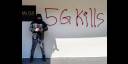 Manifestaciones por grupos contrarios a la 5G