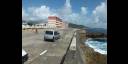 Por el sector 1 del malecón baracoense se producen las mayores penetraciones del mar, debido, entre otras razones, a la configuración de la costa