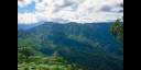 Vista de la Sierra Maestra desde la colina más empinada de La Comandancia, lugar donde radicaba la estación de Radio Rebelde.