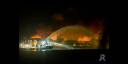 Imágenes de la zona del incendio