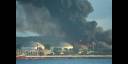 Incendio en la Base de Supertanqueros de Matanzas.