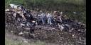 Los restos del F-16