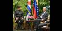 Recibe Presidente cubano Miguel Díaz-Canel a su homólogo venezolano Nicolás Maduro
