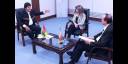 Evo Morales durante entrevista concedida a la estatal Bolivia TV.