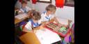 Niños en escuela primaria cubana