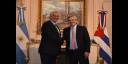 Miguel Díaz-Canel y Alberto Fernández