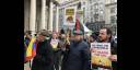 Protesta frente al Banco de Inglaterra exigiendo la devolución del oro venezolano