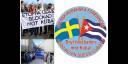 Solidaridad con Cuba desde Suecia