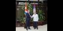 Encuentro del canciller cubano Bruno Rodríguez Parrilla con su homólogo de Serbia, Nikola Selaković