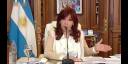 La vicepresidenta Cristina Fernández