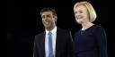 El exministro de Hacienda, Rishi Sunak, y la secretaria de Asuntos Exteriores, Liz Truss.